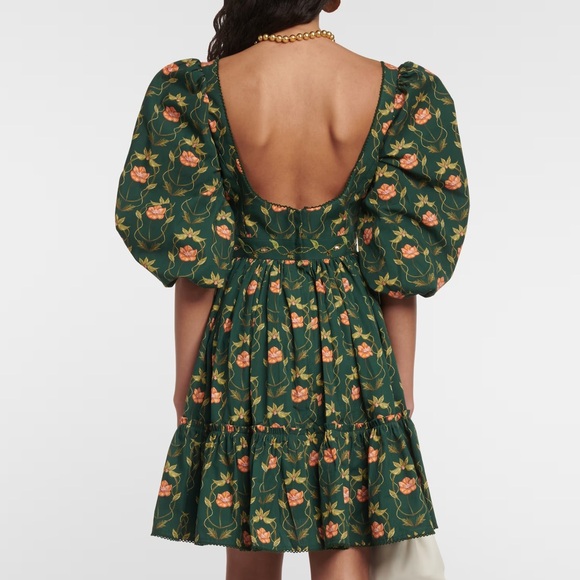 Agua by Agua Bendita NWT Green Floral Delirio Esotérico Dress Size Medium - Picture 2 of 12